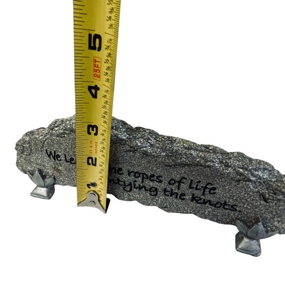 Carson Home Accents The Ropes of Life by Untying the Knots Stone Plaque 8 x 3" - Picture 7 of 7